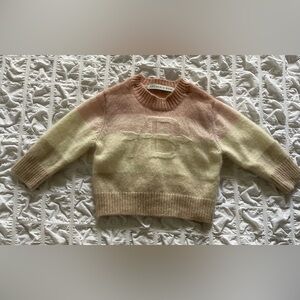 Archer’s Bow Baby Girl Cashmere Pink Logo Sweater 3-6 months
